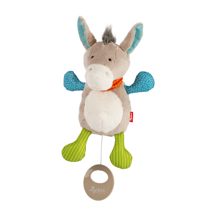 Baby Spieluhr Kuscheltier Esel