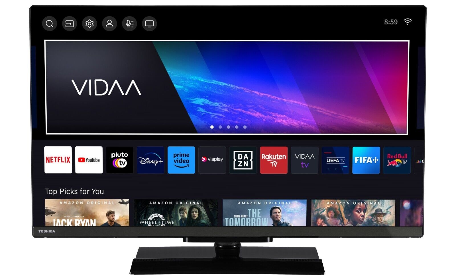 Toshiba 32Lv3E63Daz 32 Zoll Fernseher Vidaa Smart Tv Full Hd Hdr10 Triple-Tuner