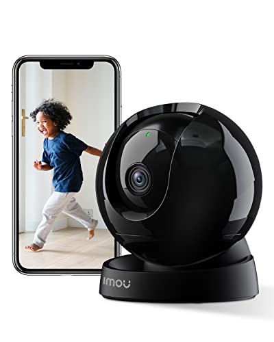 Imou Telecamera Wi-Fi Interno, Videocamera Sorveglianza Interna 5Mp, Visione Notturna& Audio Bidirezionale, Rilevamento Umana Con Tracciamento Intelli