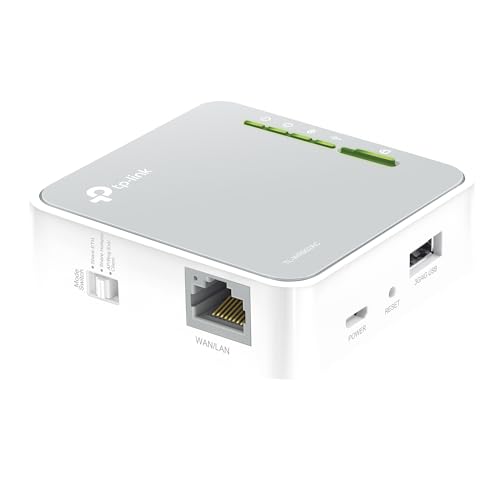 Tp-Link Nano Router Wlan Tl-Wr902Ac Ac750 (433 Mbit/S (5 Ghz) +300 Mbit/S (2,4 Ghz) (Portatile, Punto Di Accesso, Adattatore Tv, Ripetitore, Client, M