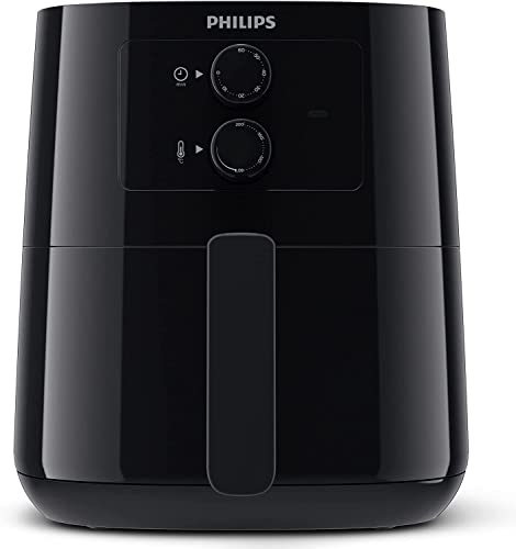 Philips Essential Airfryer Friggitrice Ad Aria - Capienza Da 4,1 L, Friggitrice Senza Olio, Tecnologia Rapid Air, App Nutriu Recipe, Timer E Controllo