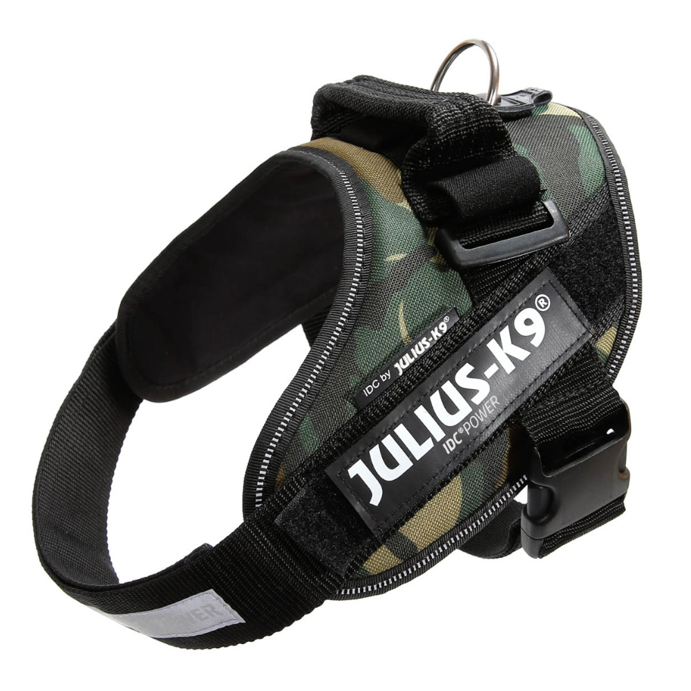Julius-K9 Powergeschirr - camouflage, Größe 0 58-76cm