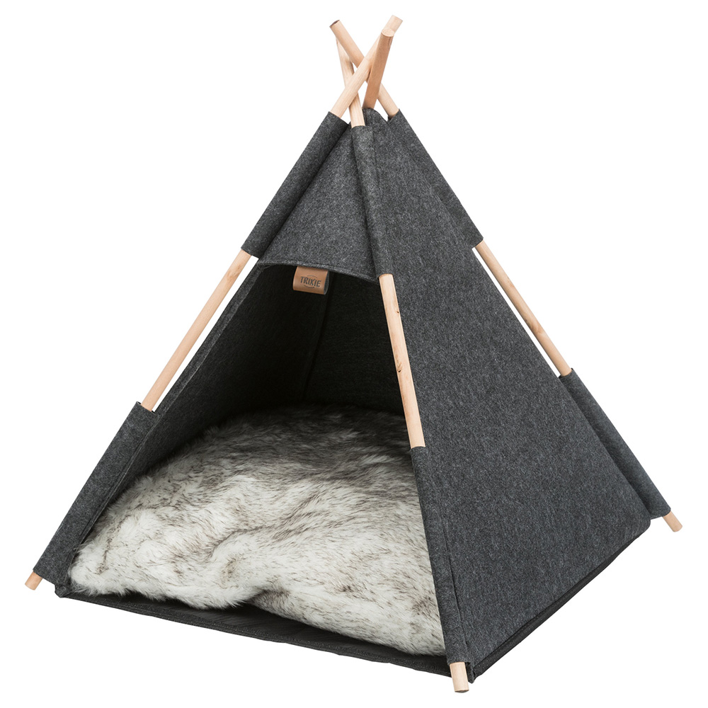 Trixie Höhle Tipi anthrazit Katze