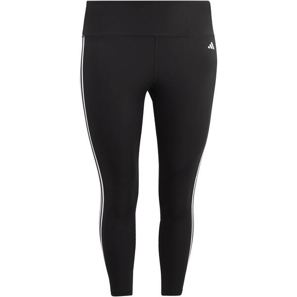 ADIDAS Damen Tight Train Essentials 3-Streifen High-Waisted Große Größen, Größe 4X in Schwarz