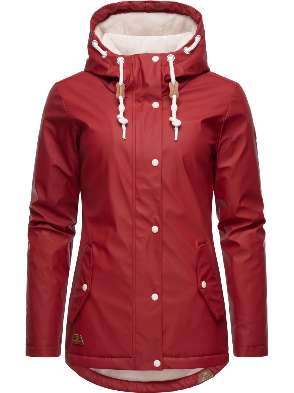 Ragwear Regenjacke Damen rot, S