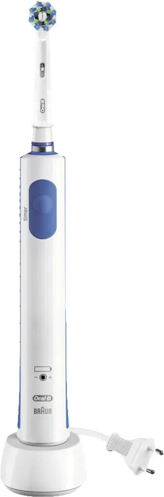 ✅	Oral-B Pro 600 Crossaction Elektrische Zahnbürste Mit Timer Weiß✅