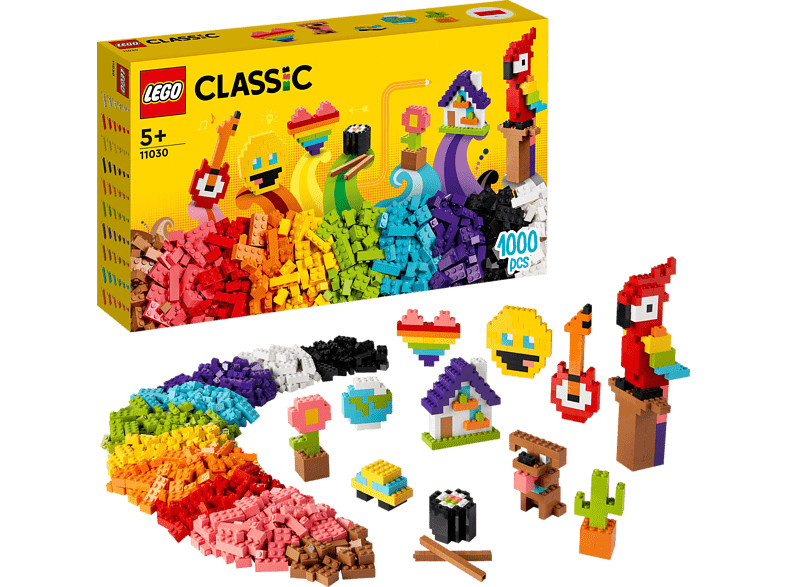 Lego Classic 11030 Grosses Kreativ-Bauset Bausatz Mehrfarbig