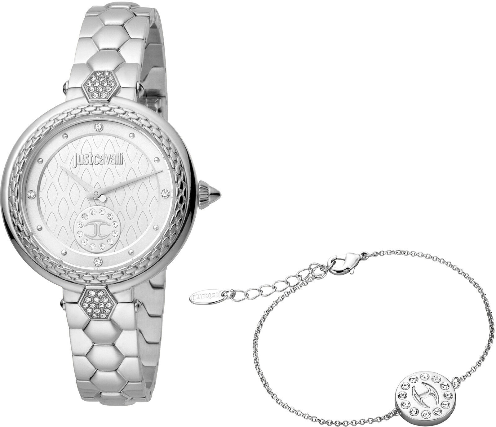 Just Cavalli - Set Creazione per te JC1L128M0055, Mineralglas, Edesltahlgehäuse