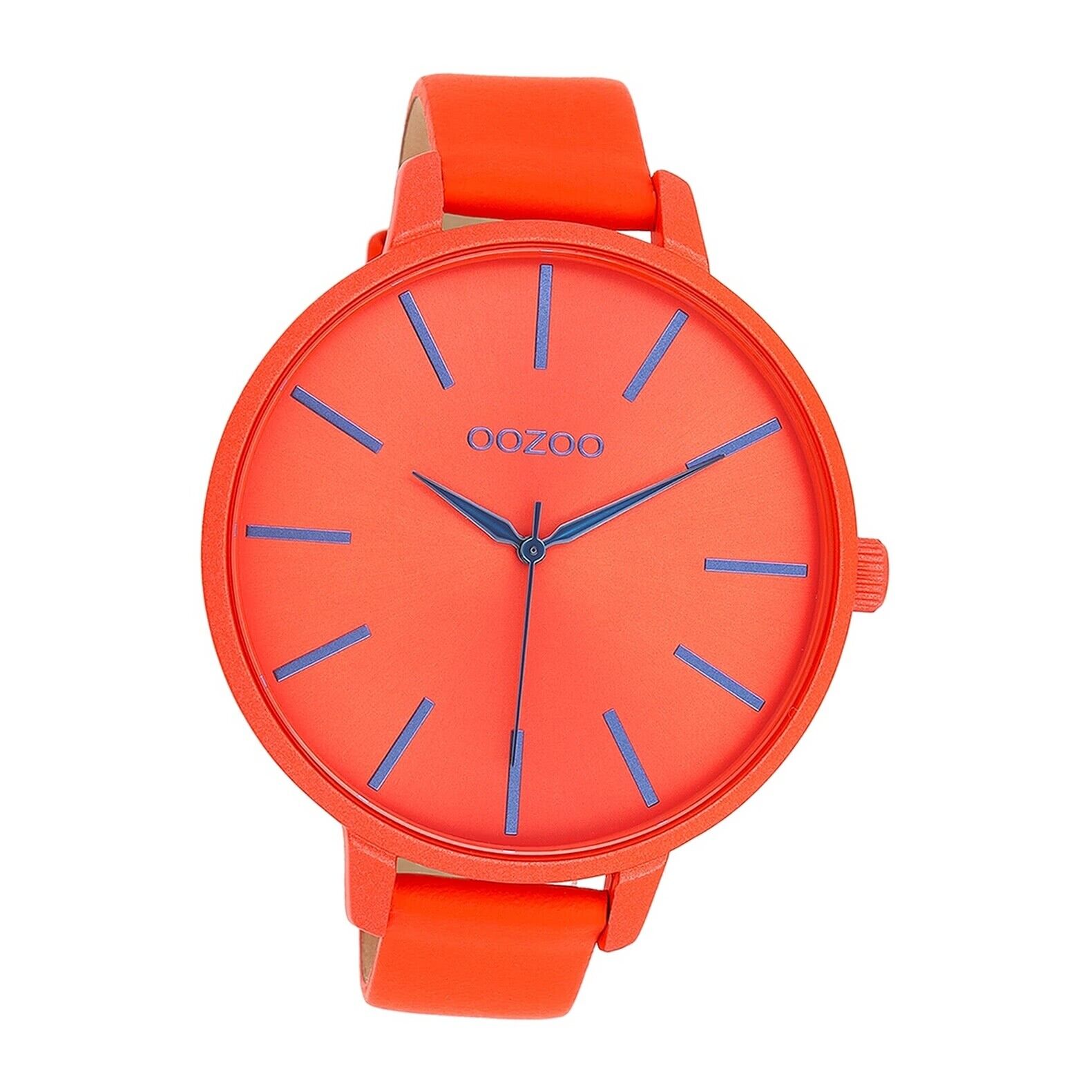Oozoo Damen Armbanduhr Timepieces Analog Leder rot orange UOC11162