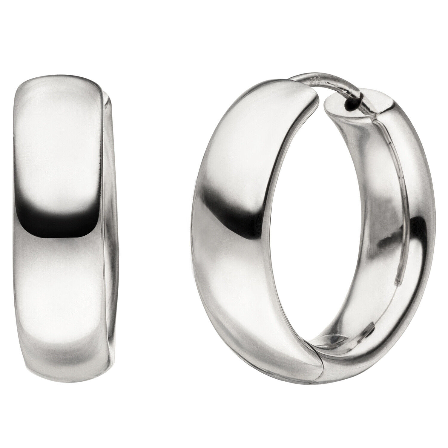 JOBO Creolen 925 Sterling Silber Ohrringe Silbercreolen Silberohrringe