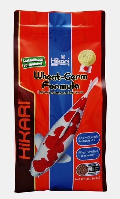 Hikari Wheat Germ 10kg Medium Ø4,5-5,0mm  Koifutter WInterfutter Premiumfutter