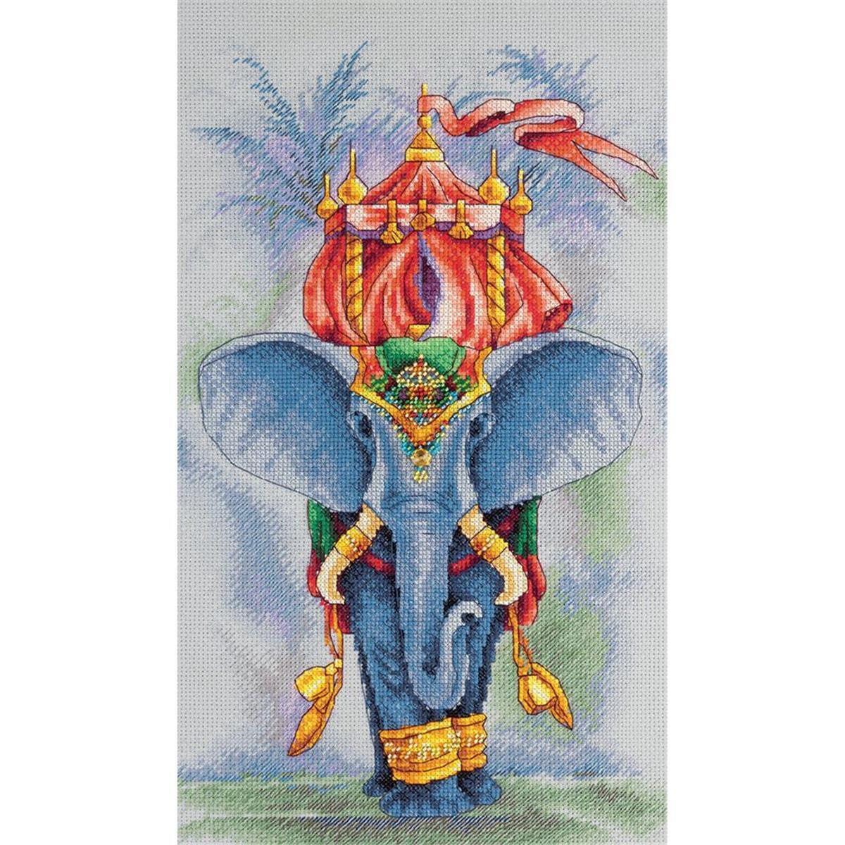 Panna Kreuzstichset "Maharaja" 23.5x38cm, Zählmuster