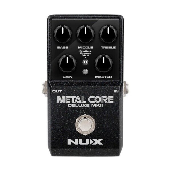 NUX Metal Core Deluxe MKII ❘ Preamp & High Gain ❘ Gitarreneffekt ❘ Effektpedal