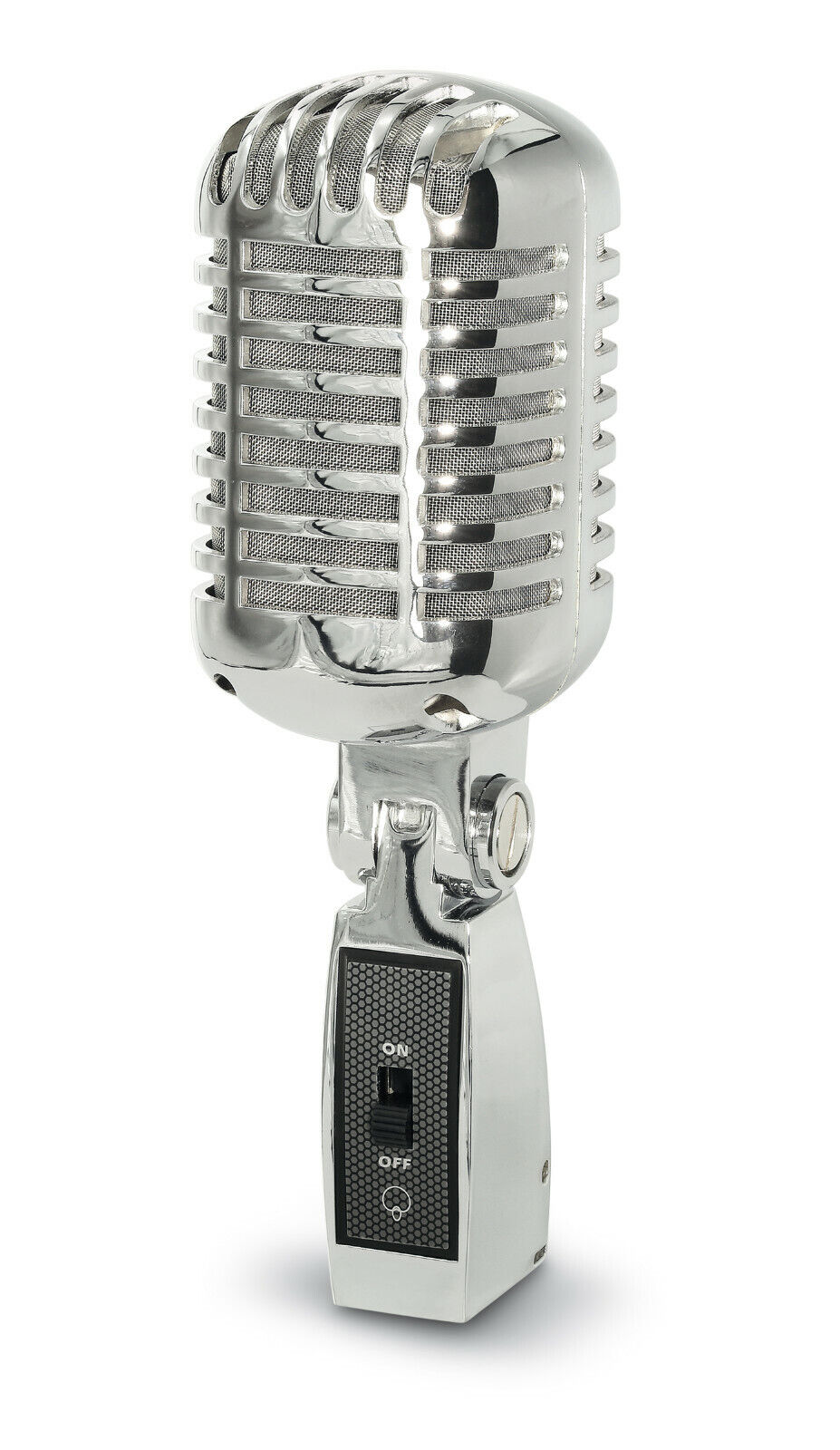 McGee Retro Gesangsmikrofon 50er-Design DRM-200 Niere Mic Mike Gesang
