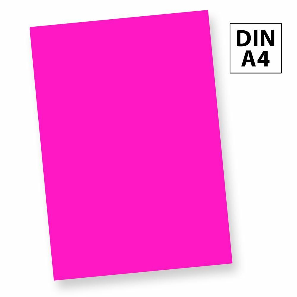 NEU! Briefpapier pink 500 Blatt Neonpapier Leuchtpapier DIN A4 neon
