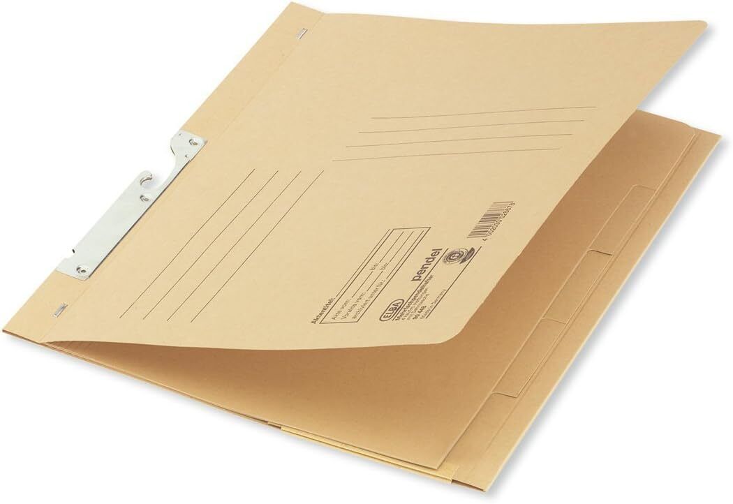 Elba Mehrfach-Pendelhefter/90448 für DIN A4 natron Natronkarton (RC) 320 g/m²