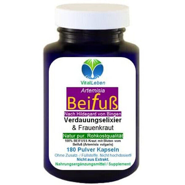 Beifuss Beifuß Artemisia Frauenkraut & Wechseljahre 180 Kapseln. 27275-180