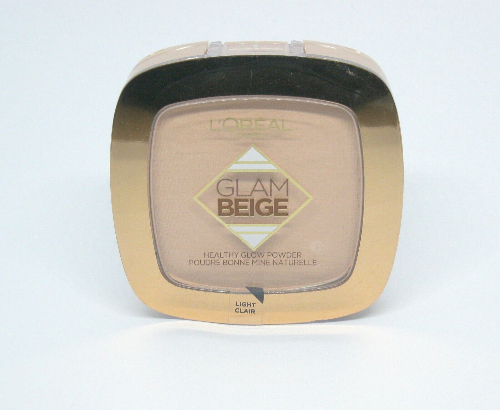 1 x L'OREAL GLAM BEIGE HEALTHY GLOW POWDER / PUDER, LIGHT / CLAIR