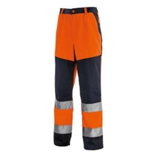 teXXor® Warnschutz-Bundhose ROCHESTER leuchtorange/navy 4355_58