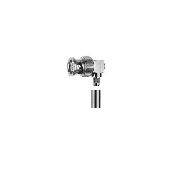 5 Stk. Telegärtner BNC-Kabelwinkelstecker 100023505 Koax-Steckverbinder