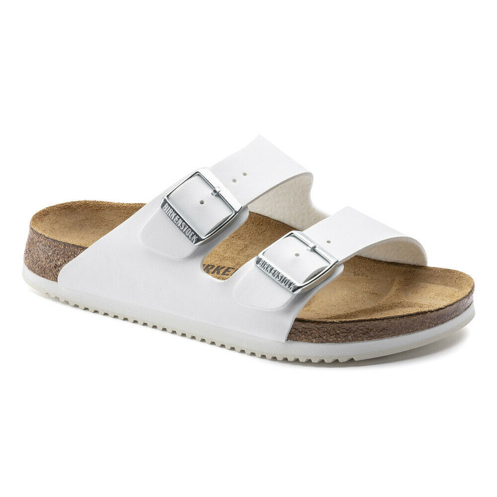 Birkenstock Sandale Arizona Superlauf, Birko-Flor, weiß, Weite normal, Größe 46