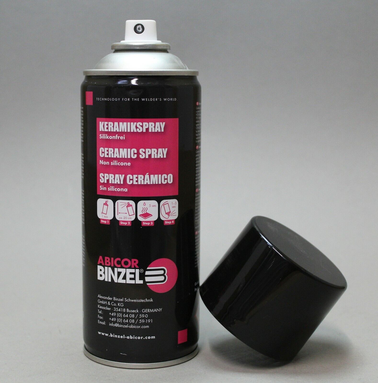 Keramikspray Binzel Schweißspray Trennspray Düsenschutz silikonfrei 400ml
