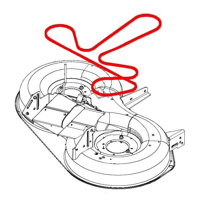 Keilriemen Messerantrieb für HUSQVARNA (ab 2018) TC 138, 138M, 138L, 139T, 238T