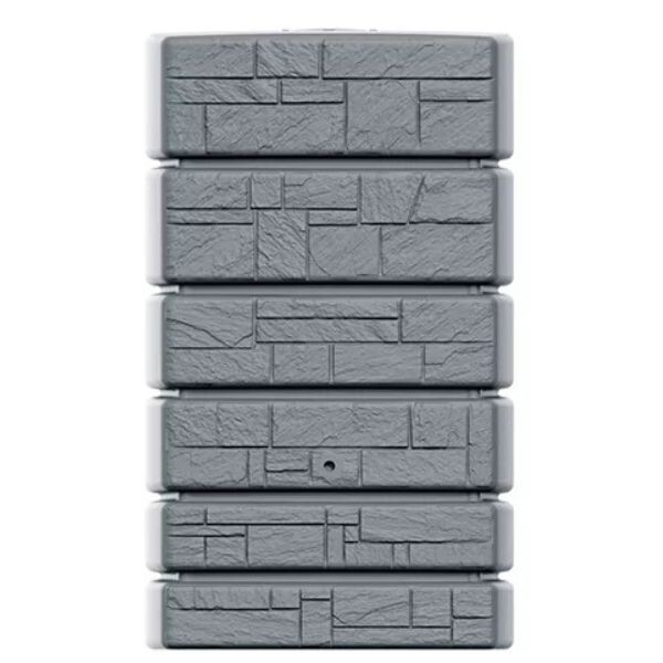 Regenwasserbehälter Tower Stone 500L Grau Regentonne Regenwassertonne