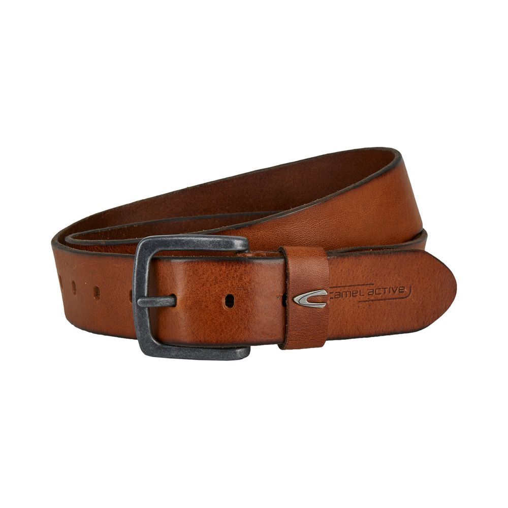 camel active - Herren Ledergürtel - cognac Leder