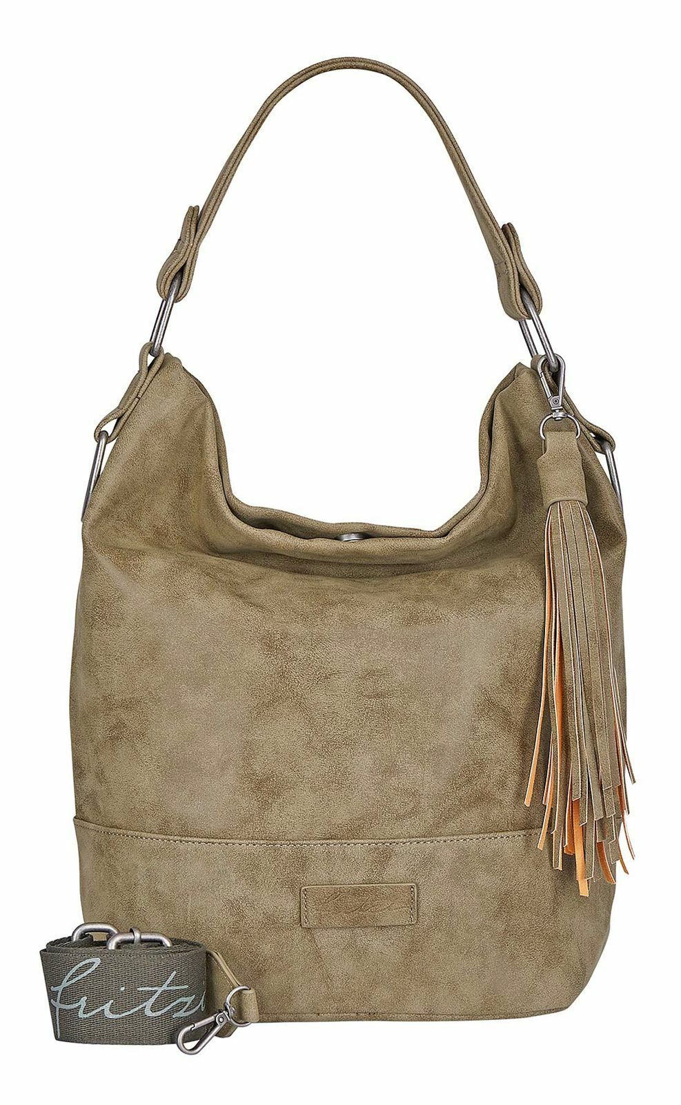 Fritzi aus Preußen Vintage Fritzi51 Hobo Bag Schultertasche Tasche Jungle