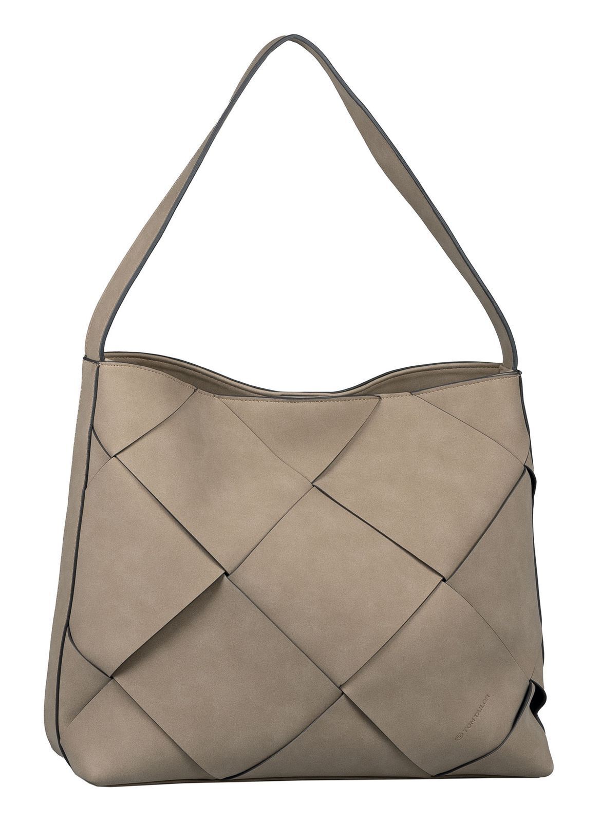 TOM TAILOR Maya Hobo Bag Schultertasche Umhängetasche Tasche Taupe taupe Neu