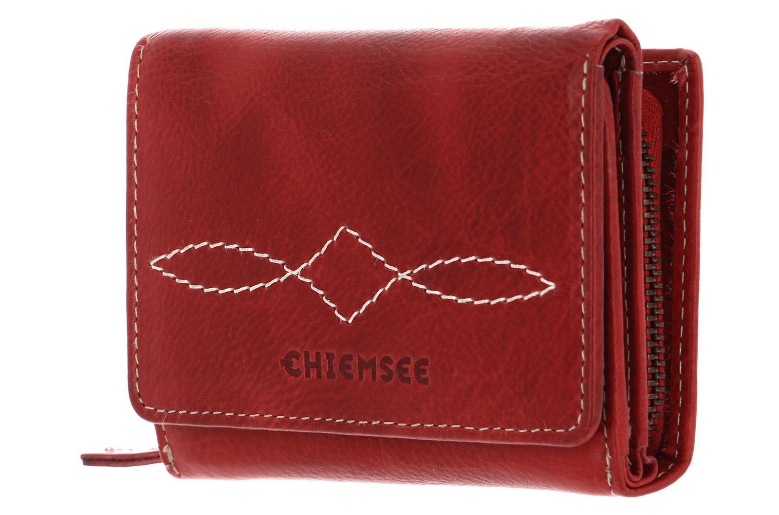CHIEMSEE Leather Wallet Geldbörse Red rot Neu