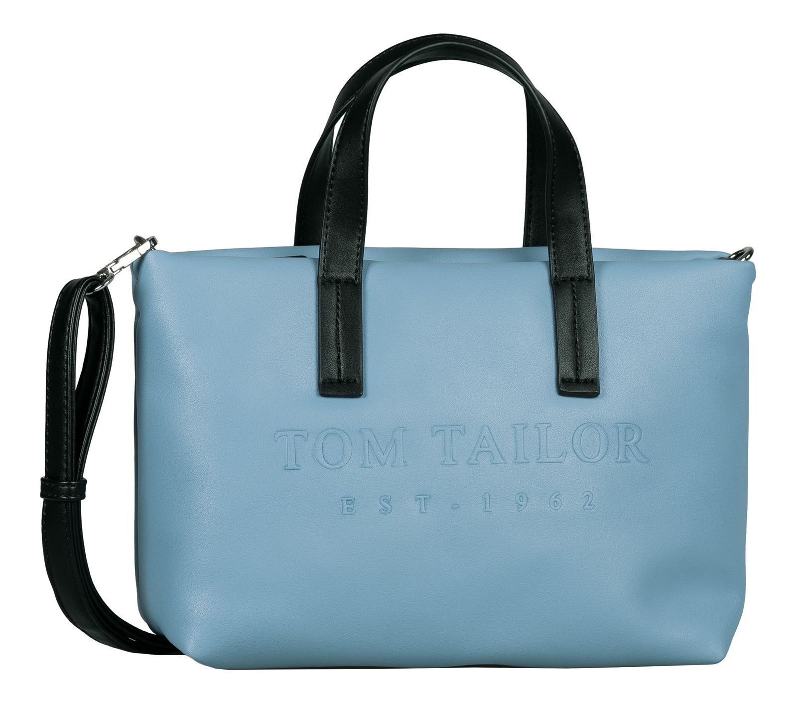 TOM TAILOR Thessa Zip Shopper S Handtasche Tasche Light Blue hellblau Neu