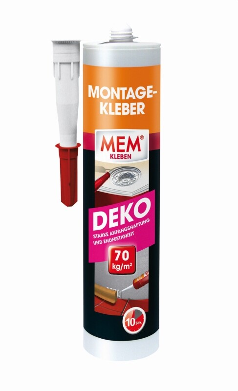 MEM Montage Kleber DEKO 380g - Montagekleber Baukleber 70kg/m²