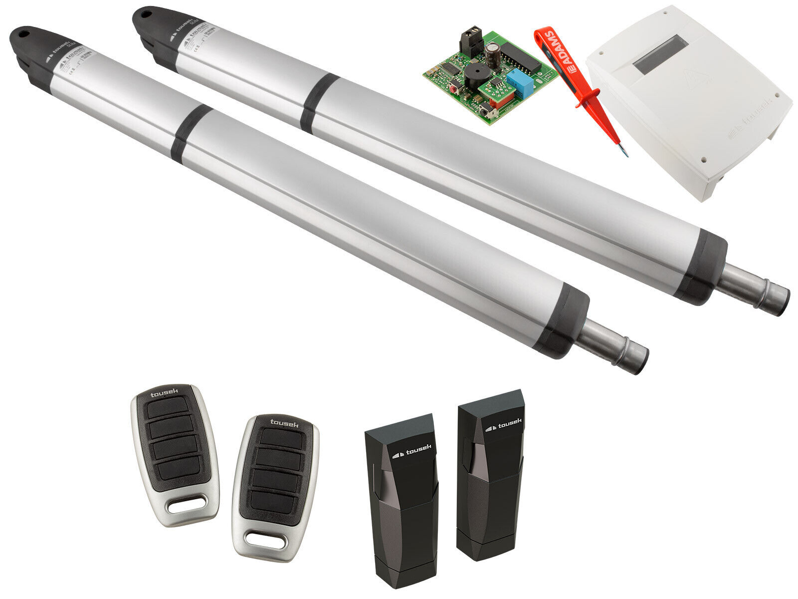 Tousek SLIM CLR Drehtorantrieb 2-flüglig Set 4in1
