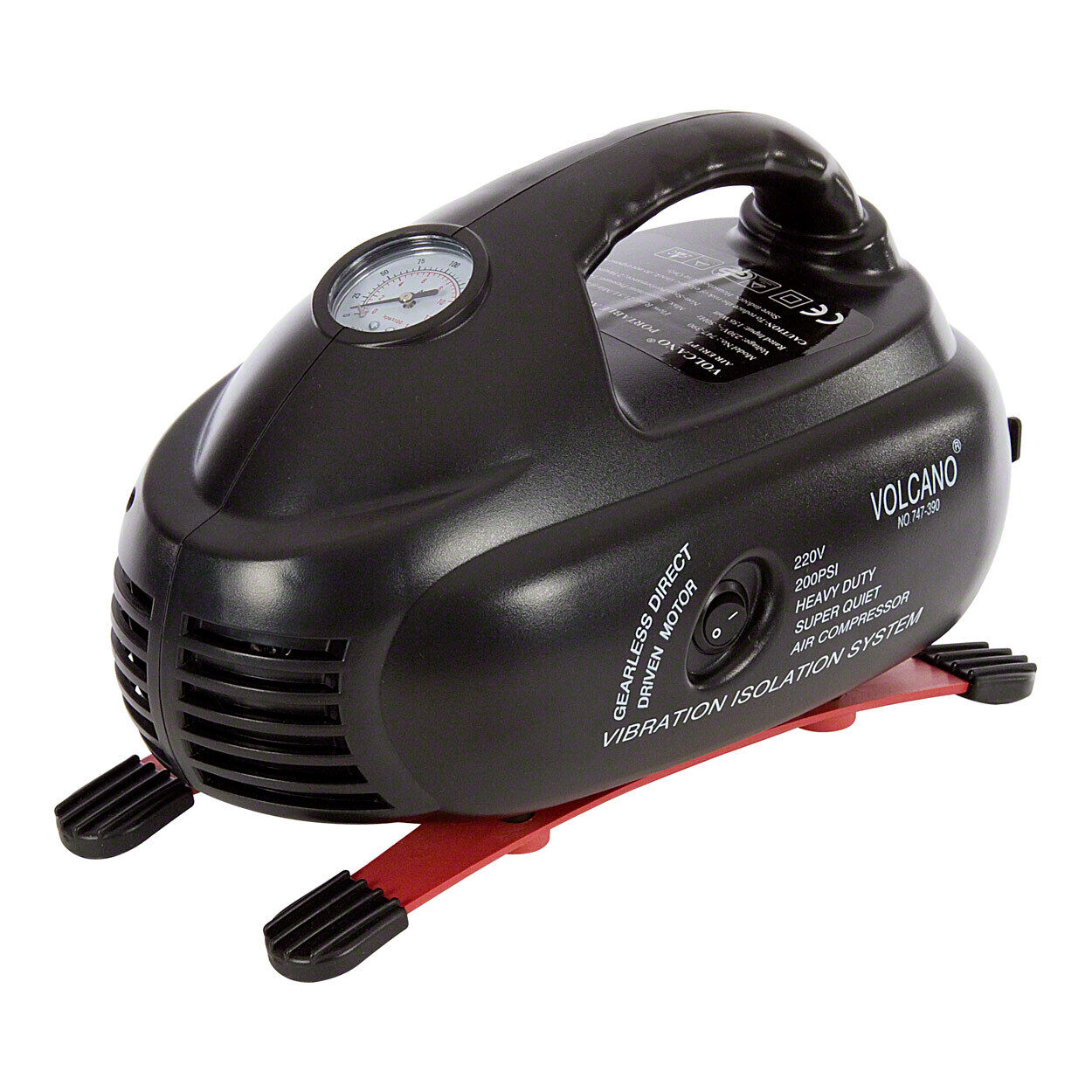 Ballkompressor Volcano elektrische Ballpumpe Druckluftpumpe Fußball Kompressor