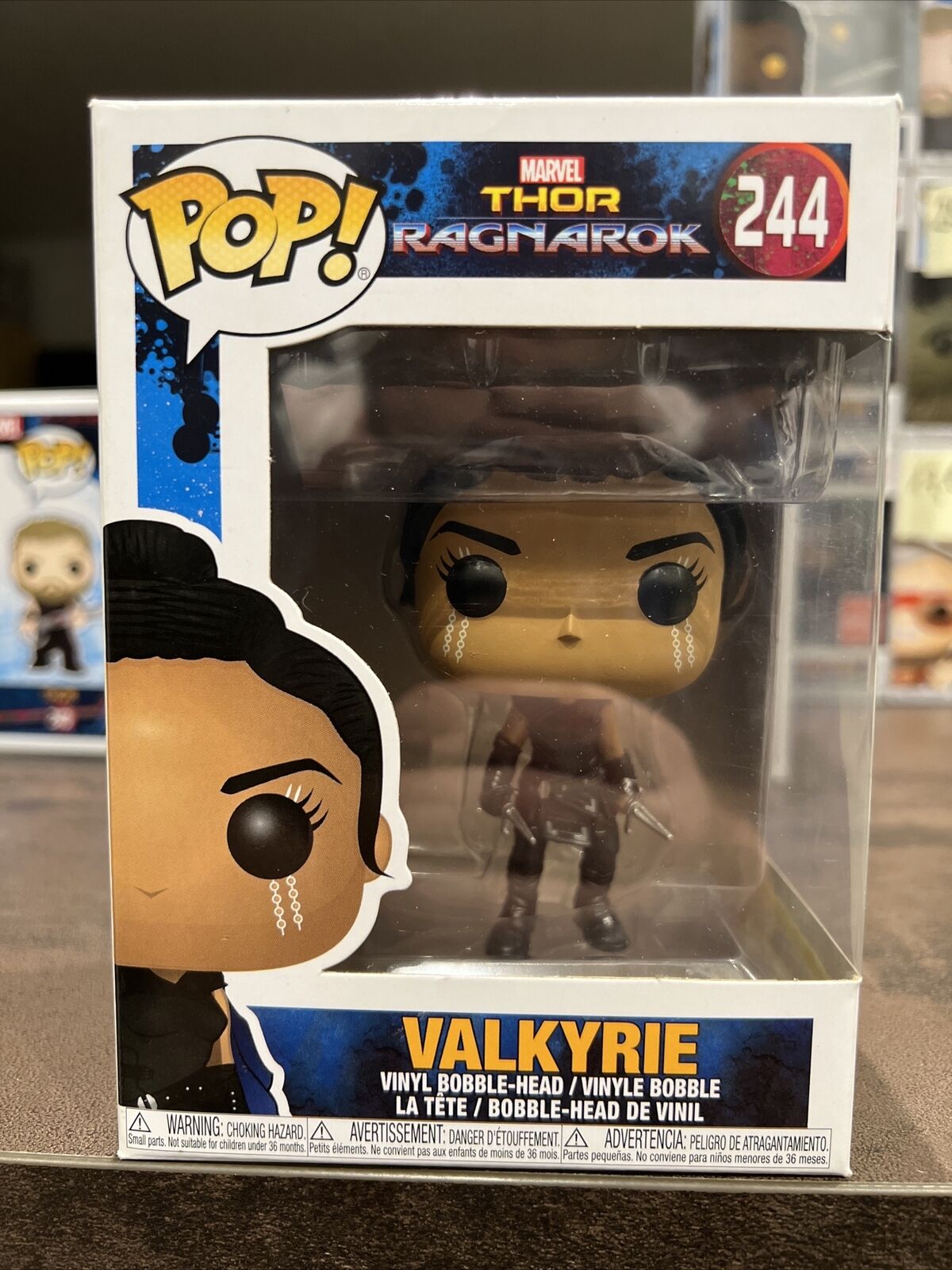 Marvel Thor Ragnarok Valkyrie 244 Funko Pop OVP Rare New