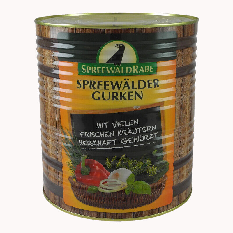 (6,44€/1kg) Original Spreewälder Senf-Gurken (10 l Dose)