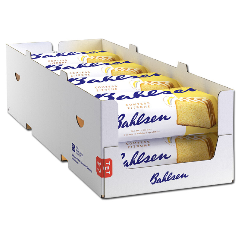 (5,94€/1kg) Bahlsen Comtess Zitrone, Kuchen, Gebäck, 8 Stück je 350g