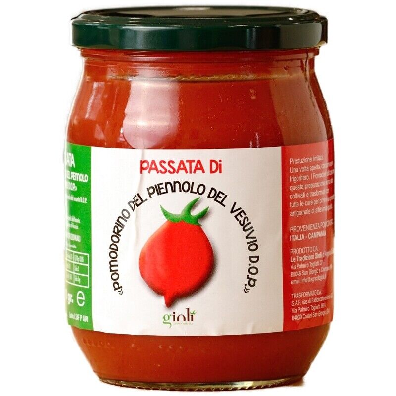 Passierte Pomodorino Um Tomaten Vom Vesuv 500 Gr Karton 6 Stück