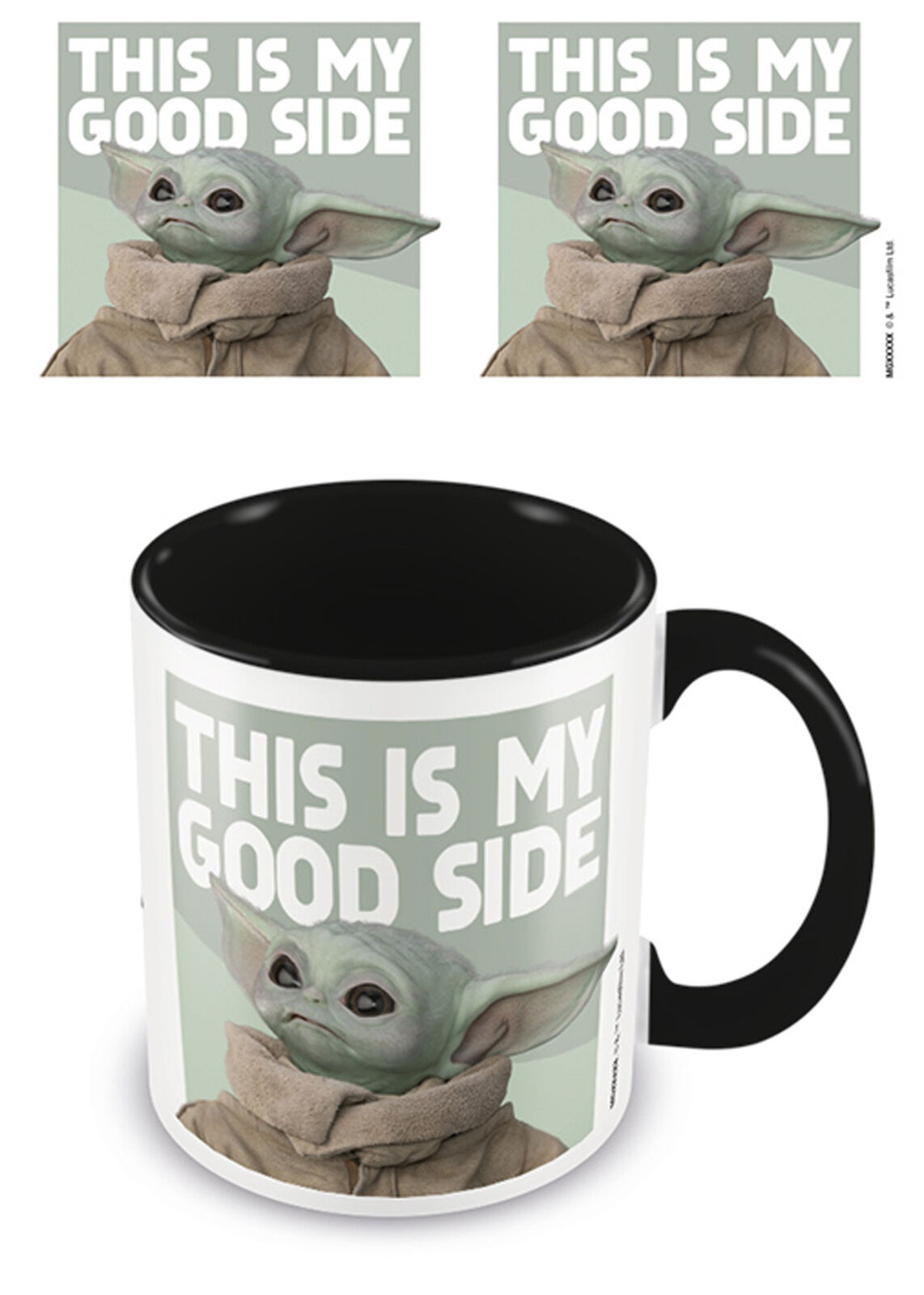 Star Wars - The Mandalorian - good Side - Keramik Tasse - Größe Ø8,5 H9,5cm