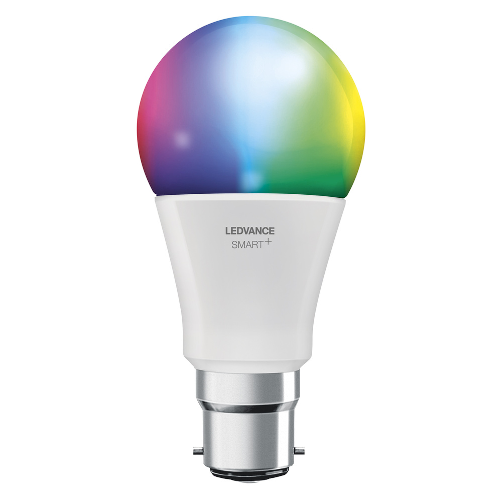 LEDVANCE Smarte LED-Lampe mit WiFi Technologie, Sockel B22d, Dimmbar, Lichtfarbe