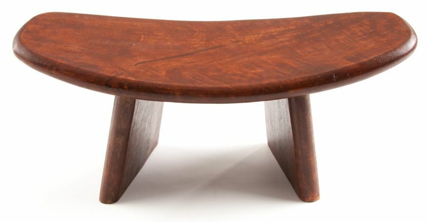 Meditationsbank ergonomisch Mangoholz L 40 cm Meditationshocker Bänkchen Bank