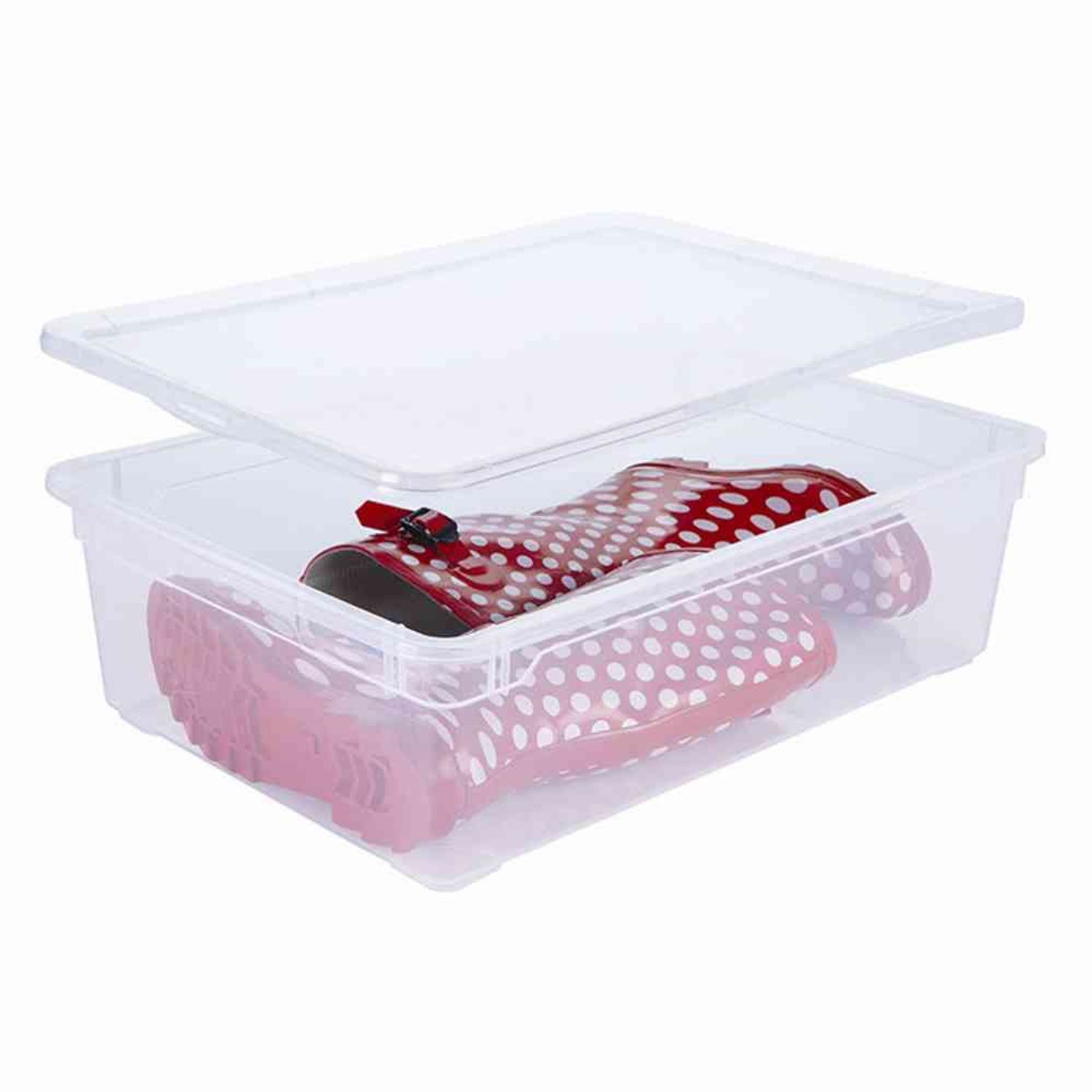 ROT Aufbewahrungsboxen Clear Box Boots 22l Aufbewahrungskiste Kiste Box Ordnung