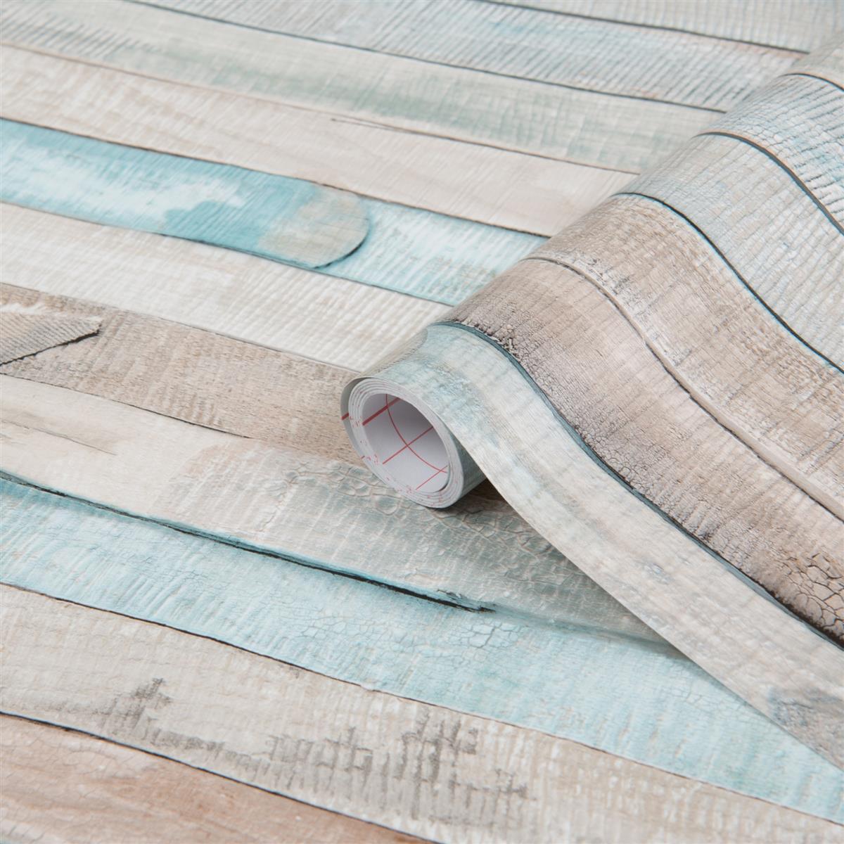d-c-fix Klebefolie Rio Ocean Buntes Holz Möbelfolie Selbstklebend 1500 x 45 cm