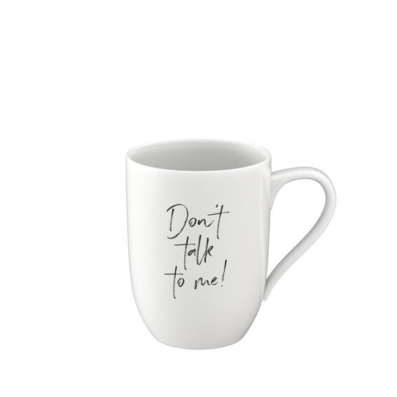 Villeroy & Boch Statement Becher "Don't talk to me!" Becher mit Schrift 9654
