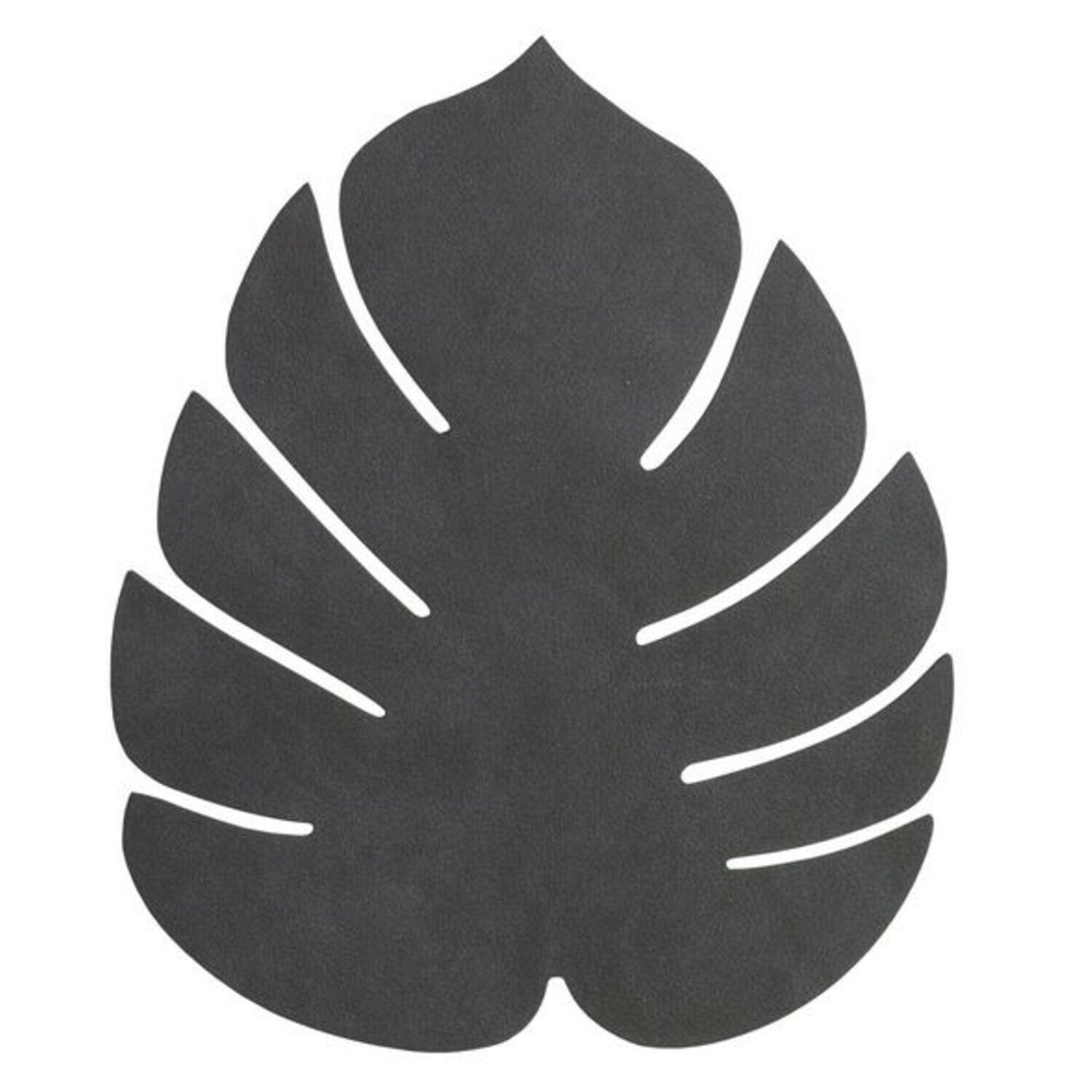 Lind DNA Tischset Monstera Leaf L schwarz 990072