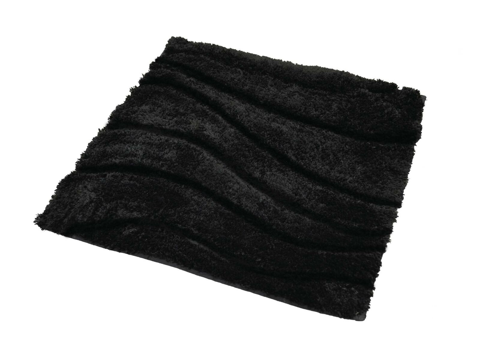 RIDDER Teppich La Ola 55x50cm schwarz Badezimmerteppich Badvorleger WC-Vorleger