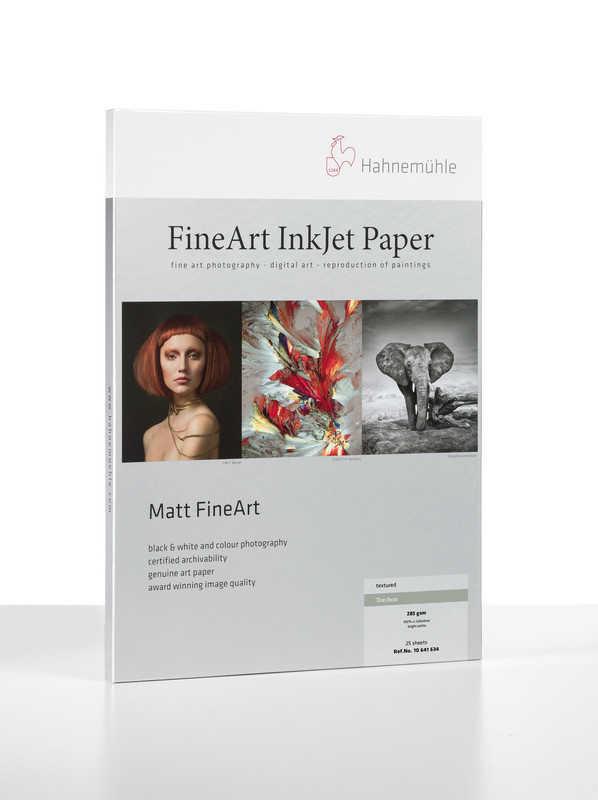Hahnemühle Digital Fine Art - Torchon 285 g/m² A3+ 25 Blatt Inkjet Fotopapier