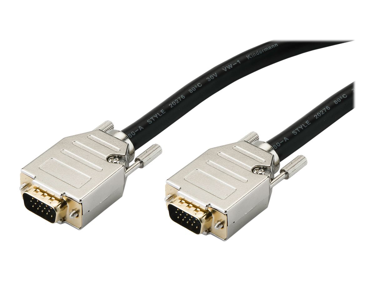 SWE-2018-F 10M Kindermann High-quality VGA-Kabel HD-15 (VGA) ~D~